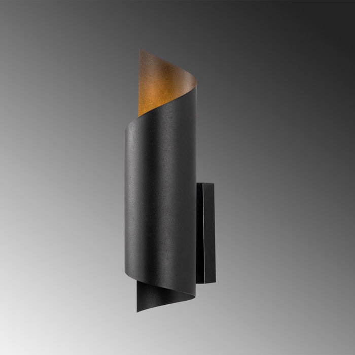 Opviq Lámpara de pared moderna e industrial en negro Opviq Lámpara de pared moderna e industrial en negro